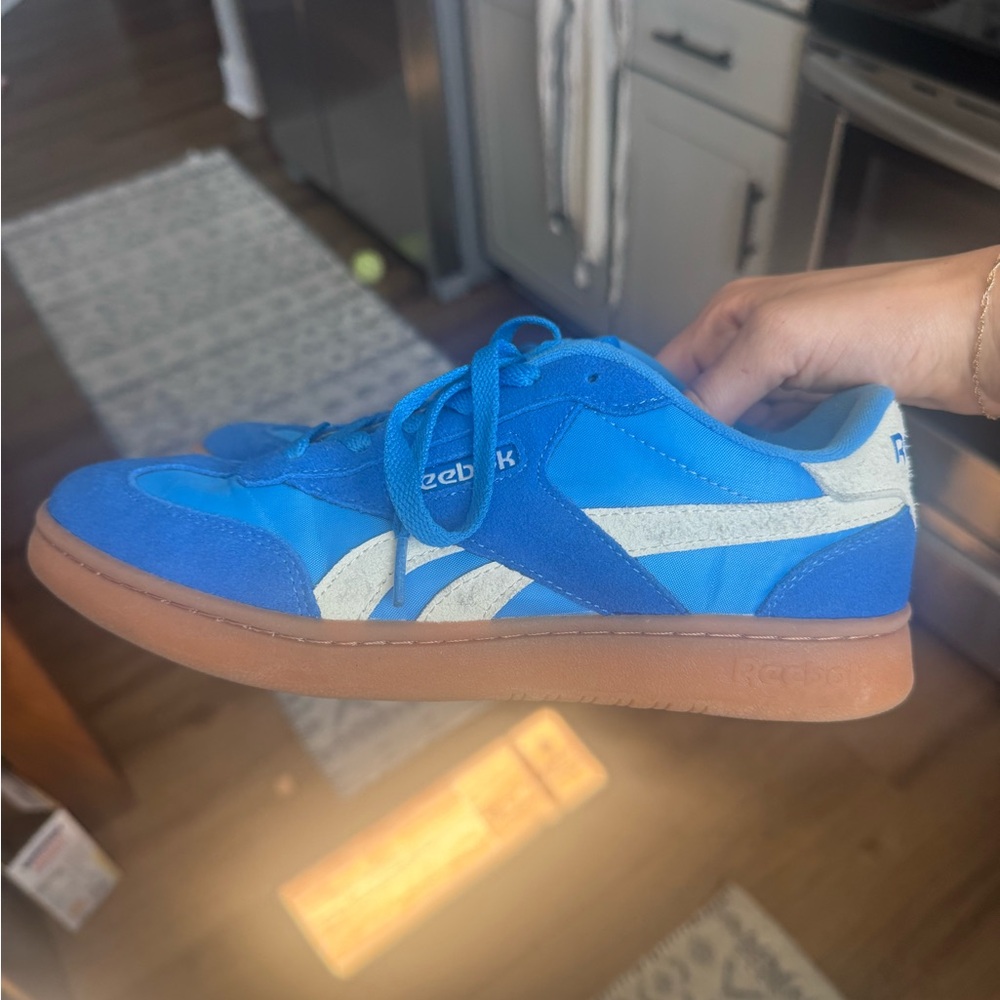 Reebok Blue and White Sneakers